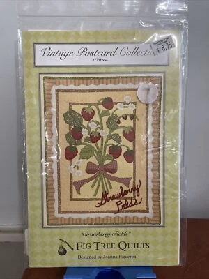 STRAWBERRY FIELDS PATTERN  BY FIG TREE QUILTS- NIP- FAST SHIP - Image 1 of 4