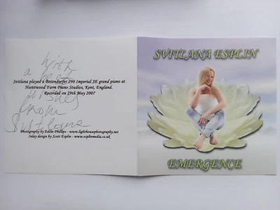 Svitlana Esplin - Emergence Signed CD Autograph Autographed ( Grand Piano ) - Image 1 of 2
