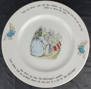 Wedgewood Beatrix Potter Peter Rabbit 9 7/8" Cake Plate Discontinued - EUC - Picture 1 of 6