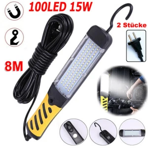2 Stück KFZ Arbeitsleuchte LED Stablampe Werkstattlampe Handlampe mit Magnet DHL - Bild 1 von 17