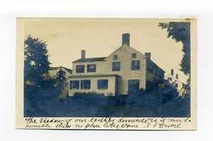 Postal fotográfica Georgetown MA 1908 RPPC, "no hay lugar como el hogar" - Imagen 1 de 2