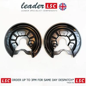 2x Rear Brake Disc Backing Plates Dust Guards VW Golf Mk5 Mk6 NEW 1K0615611AB - Picture 1 of 12