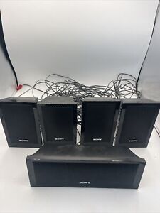 Sony 5.1 Home Surround Sound 5.1 Speaker System 4 SS-TS102, 1 SS-CT101 Tested