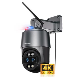 ctronics 10X Hybrid-Zoom 4K 8MP überwachungskamera - Dual-Objektiv 2,4/5GHz WIFI - Bild 1 von 9