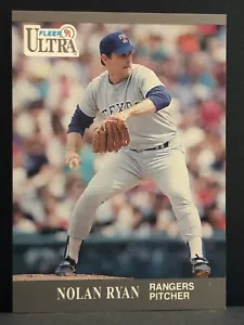 1991 Fleer Ultra - #355 Nolan Ryan - Texas Rangers - Picture 1 of 2