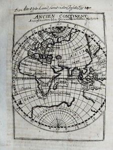 Östliche Hemisphäre Afrika Asien Australien - Original Karte Mallet - 1718 - Bild 1 von 2