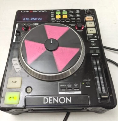 DENON DN-S5000 Digital Turntable CDJ Table Top DJ CD MP3 Active Platter #2  - Image 1 of 4