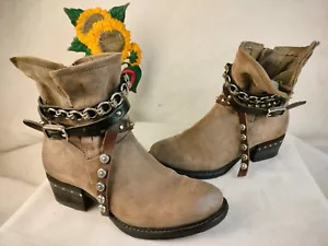 A.S.98 Women's Brown Leather Boots Size 39 uk 6 - Picture 1 of 14