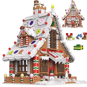 Casa de bloques de construcción de pan de jengibre de vacaciones | General Jim's Toys - Imagen 1 de 8