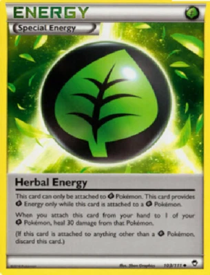 Pokemon - Herbal Energy - 103/111 - XY Furious Fists - Uncommon - Image 1 of 2