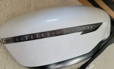 НОВОЕ ЖЕМЧУЖНО-БЕЛОЕ правое зеркало подходит для Nissan Rogue Sport 17–22 годов выпуска с тепловой сигнальной камерой - Изображение 1 из 4