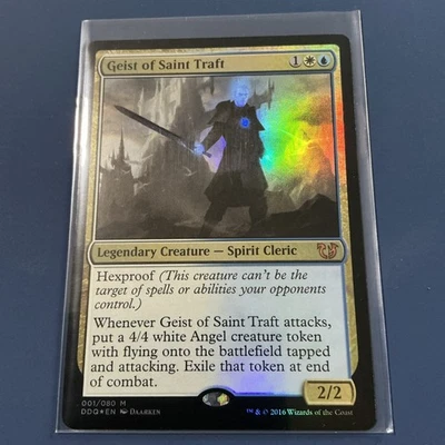 MTG Magic The Gathering Geist Of Saint Traft Foil DDQ Mythic Spirit Azorious - Image 1 of 3