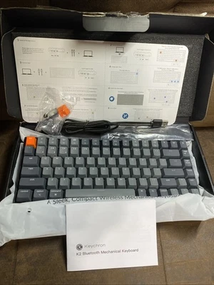 KeyChron K2 Version 2 Mechanical Keyboard with Red Linear Gateron G Pro Switches - Image 1 of 3