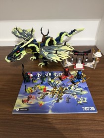 LEGO NINJAGO: Attack of the Morro Dragon (70736) 100% Complete with Manual