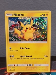 Pikachu 4/12 Mcdonalds Promo Slight Damage - Picture 1 of 8