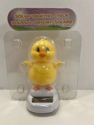 Nuevo Pollito Bailarín Solar, Cabeza Bobble, Pollito de Pascua, Envío Gratis Foto 1 de 2
