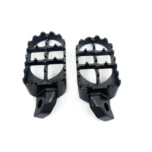 GRAY MX Cast Iron Foot Pegs For Kawasaki KDX200 KDX220R KDX250 KX125 KX250 KX500 - Picture 1 of 6