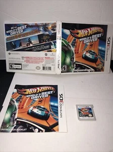 Nintendo 3ds Game Hot Wheels World's Best Driver CIB Car Racing Driving Vehicle - Picture 1 of 13