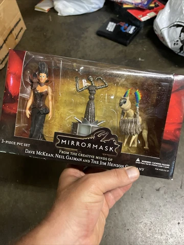 Mirror Mask 3 pc PVC Figures Sets #1 & #3 NEW HTF - Gryphon Music box Dark Queen Cover