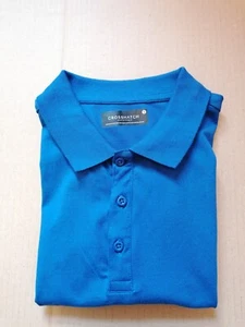 π Crosshatch Menβs Polo Shirt β Blue, Size S β Button-Up, Short Sleeve - Picture 1 of 6