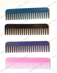 Pettine detangling pettine denti larghi pettine capelli estensione distacco immersione pettine afro x 1 - Foto 1 di 16