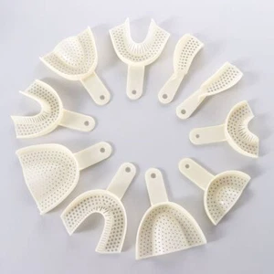 Teeth Holder Without Mesh Tray Dental Care Dental Impression Trays Plastic - Picture 1 of 6
