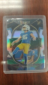 2022 Panini Select Cameron Dicker #16 Rookie Prizm Die Cut Black/Green Concourse