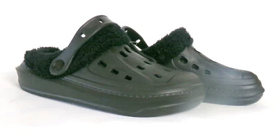 Clogs gefüttert warme Hausschuhe Gartenschuhe Winter Pantoletten Leicht - Bild 1 von 4