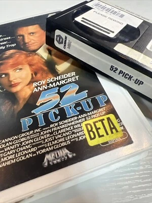 52 Pick-Up BETA 1987 Movie Super Rare Opp Video VHS History Roy Scheider - Image 1 of 4