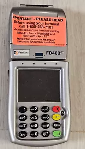First Data FD400 GT MC8090 Credit Card Machine With Paper - Picture 1 of 11