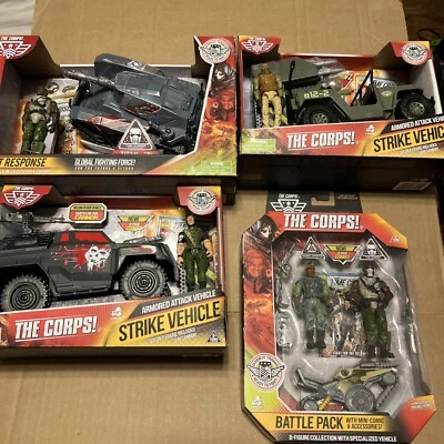 Lote de 4 vehículos de ataque THE CORPS UNIVERSE Foto 1 de 4