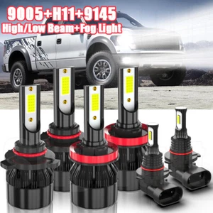 For Mazda CX-9 2007-2012 Combo 6x LED Headlight High/Low Beam+Fog Light Bulb Kit - Bild 1 von 17