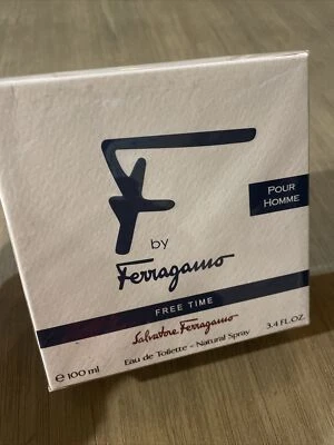 Salvatore Ferragamo F Free Time for Men Eau de Toilette Spray Natural 3.4 OZ Foto 1 de 4