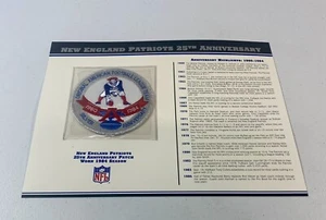 *BRAND NEW* Willabee & Ward NFL 25th Anniversary New England Patriots Patch - Picture 1 of 3