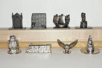 HARRY POTTER SCENE IT? 1st & 2nd Editions Set of 8 Metal TOKENS PAWNS MOVERS - Image 1 of 4
