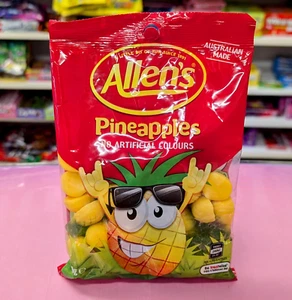 Allen's Pineapples, Australian Made, 170g. Pineapple Gummy Sweets - Picture 1 of 1