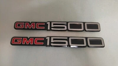 GMC Sierra 1500 1992-1999 puerta derecha/izquierda conductor pasajero emblema conjunto molduras Foto 1 de 4