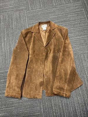 Chaqueta Blazer Abrigo Mujer Bagatelle Cuero Talla XL Marrón Genuino Foto 1 de 4