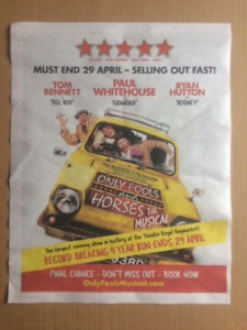 ONLY FOOLS AND HORSES Original Metro Newspaper Clipping / Advert / Poster