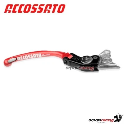 Adjustable long brake lever RST Accossato red for Ducati Monster 900ie 2000>2001 Foto 1 de 4