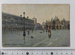 I120285 Cartolina illustrata - Venezia - Piazza San Marco - Foto 1 di 2