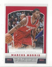 2012-13 Panini #257 Marcus Morris RC Rookie Rockets Clippers