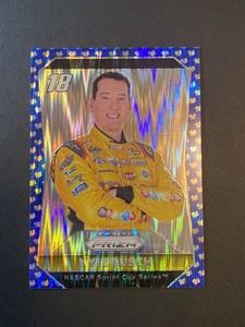2016 Panini Prizm NASCAR Blue Flag Prizm 46/99 Kyle Busch #18