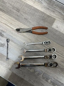12-Point Offset Flex-Head Ratcheting Box/ Open-End Wrench BOERF Matco Cutters - Picture 1 of 16