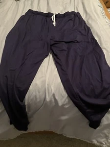 DKNY Damen Hose Größe XL blau Gummibund zum Überziehen mit zwei Taschen KOSTENLOSER VERSAND! - Bild 1 von 6