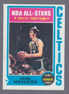 1974-75 Topps #100 John Havlicek Boston Celtics Basketball Card NM pm     