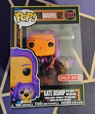Funko Pop! Marvel Hawkeye Kate Bishop with Lucky Target Blacklight 1212 W/ Case