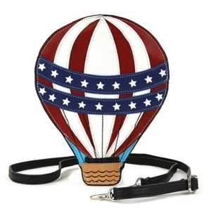 Sleepyville Critters SC Hot Air Balloon XBody Crossbody Bag in Vinyl Material - Picture 1 of 1