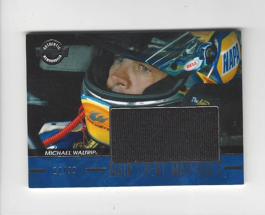 2011 Wheels Main Event Materials Silver Michael Waltrip SHOE /99 - Image 1 of 1