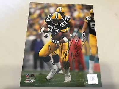 NFL Green Bay Packers WILLIAM HENDERSON #33 Autographed 8X10 Color Photo  (VV1) - Image 1 of 3